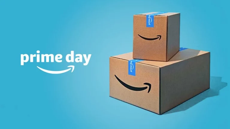 Amazon boxes and the text 'Prime Day'