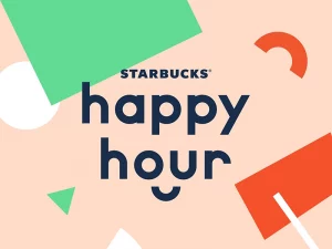 Text of Starbucks' Happy Hour